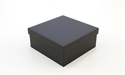 Flat black box