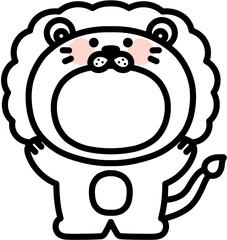 유치원 어린이집 동물 환경구성 동물 얼굴 합성도안 일러스트