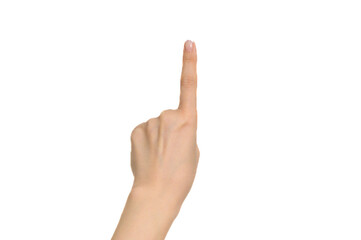 ナチュラルネイルをしている日本人女性の手