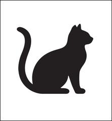 Playful cat illustration with vibrant colors and clean lines