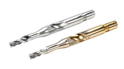 Silver and gold drill bits