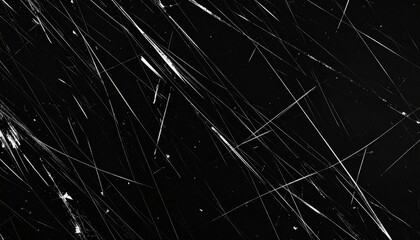 Abstract Black and White Scratched Surface Texture