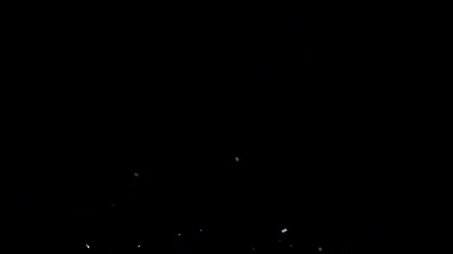 White and Gray Confetti Explosion on Green Screen, 4K