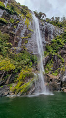 Ethereal Waterfall in Milford Sound