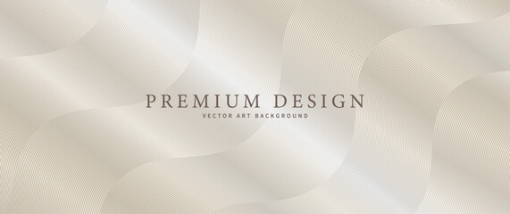 Elegant background design with gold line pattern. Premium abstract vector illustration for invitation, flyer, cover design, luxe invite, business banner, prestigious voucher.