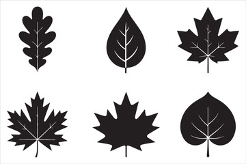 Fall Silhouette SVG Bundle | Autumn Leaves, Pumpkins, Thanksgiving Designs