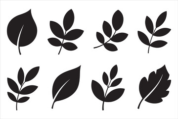 Obraz premium Fall Silhouette SVG Bundle | Autumn Leaves, Pumpkins, Thanksgiving Designs