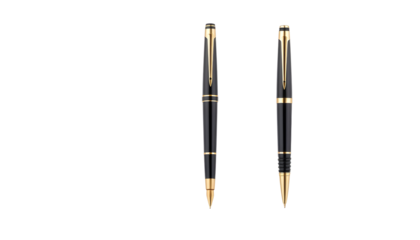 Elegant Black and Gold Pens Professional Stationery