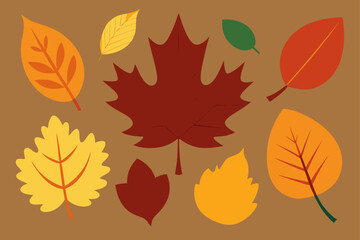 Fototapeta premium autumn leaves background