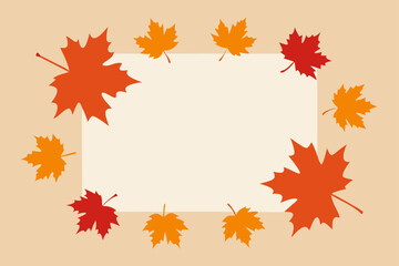 autumn leaves border