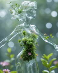 green plant in a glass