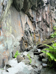 A view of the Lake District Countryside near the Cathedral Cave