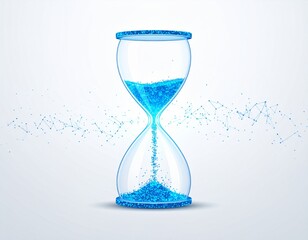 hourglass with sand