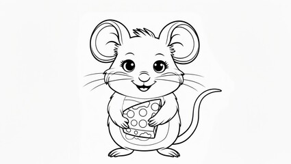 mouse with cheese