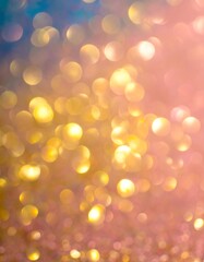 Abstract bokeh with warm colors