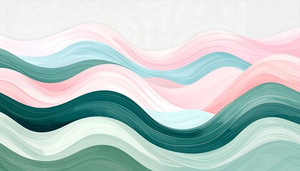 Fototapeta premium Abstract wavy background (2)
