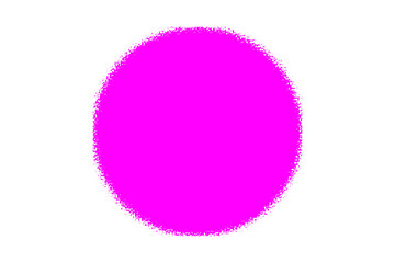 Pink rough edge circle