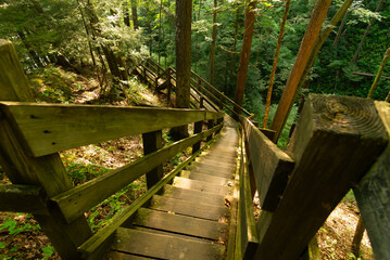 Staircase to Pearl Ravine