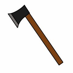 axe isolated on white background