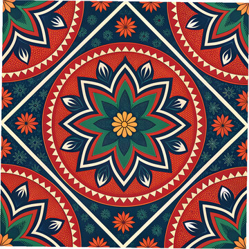 pakistani ajrak digitally transformed into geomet
