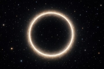 A Glowing Circle in the Void of Space
