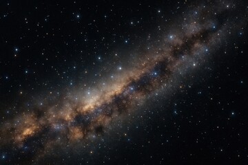 Naklejka premium The Milky Way's grand spiral dances across the vast expanse of the universe