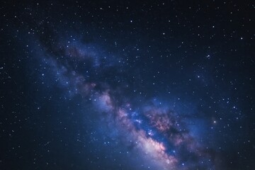 A cosmic tapestry of stars and nebulae, captured in a starry night sky