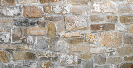 a wall made of light limestone. Background