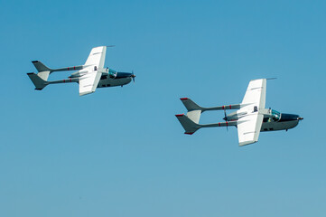 Aviones turbohélice en formación