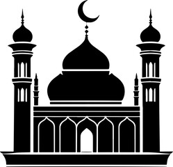 Traditional Dome and Minaret Architecture Icon