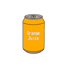 vector illustration of a can