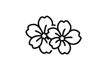 set of flowers vector design frame icon