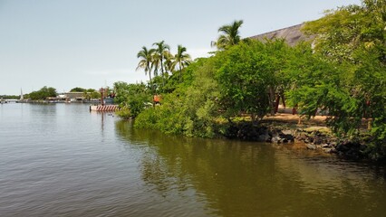 Fototapeta premium visita al recinto portuario en san blas el dia 17-08-2025