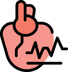 Medical diagnostic tool indicating healthy cardiovascular function