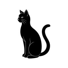 Classic black silhouette of a double-decker bus, an iconic symbol of urban transit and travel, perfect for graphic design bundles and clean vector illustrations