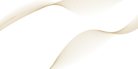 Gold abstract line arts background vector modern