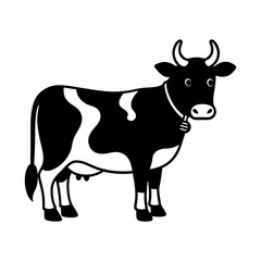 Black Crab Silhouette A Striking Vector Illustration of a Crustacean