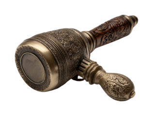 Intricate decorative hammer metalwork