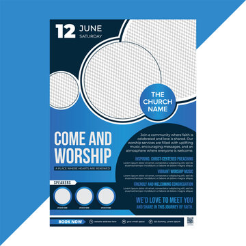 Ministry Support Flyer Template for Church Fundraising