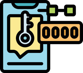 Smartphone app controlling temperature with password protection, providing convenient and secure smart home management