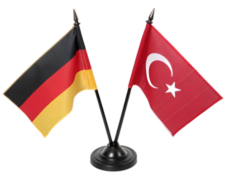 Germany and Turkey Miniature Flags: Symbols of Unity and International Cooperation
