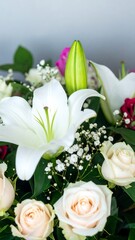 Fototapeta premium Close-up of a bouquet of flowers