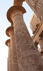 Egyptian shrines and hieroglyphs