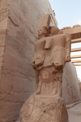 Egyptian shrines and hieroglyphs