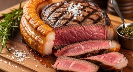 Tropical Fruit Delight, Culinary Presentation, Isolated on White Background