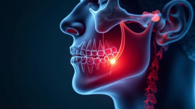 A close-up view of a person's face with a noticeable gap where a tooth is missing