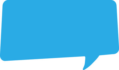 Blue Fill speech bubbles. communication concept, Speak bubble text, vector set of flat message bubbles show chat bubble or dialog boxes, Vector Illustration !