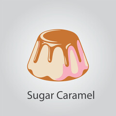vector illustration of sugar caramel
