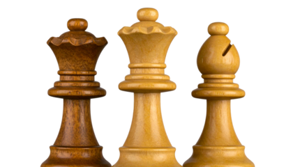 Chess Piece PNG, Realistic Board Game Figure, Transparent Background, Strategy Symbol and Classic Game Design