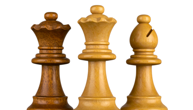 Chess Piece PNG, Realistic Board Game Figure, Transparent Background, Strategy Symbol and Classic Game Design